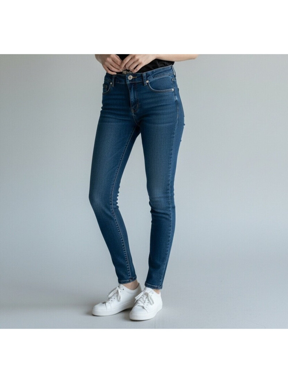 Machine Pour Neuf Mode Ladies Jeans Sz 7 Skinny Low Rise Like New